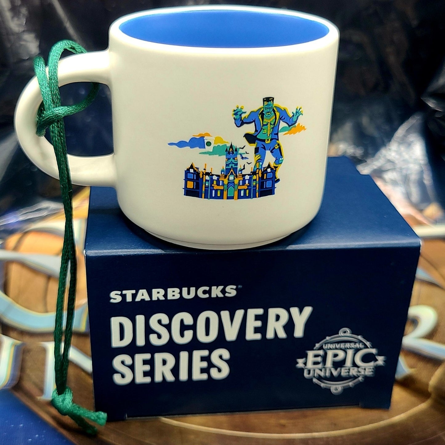 Starbucks Universal Epic Universe Discovery Series Mini 2oz Ornament Mug Cup New