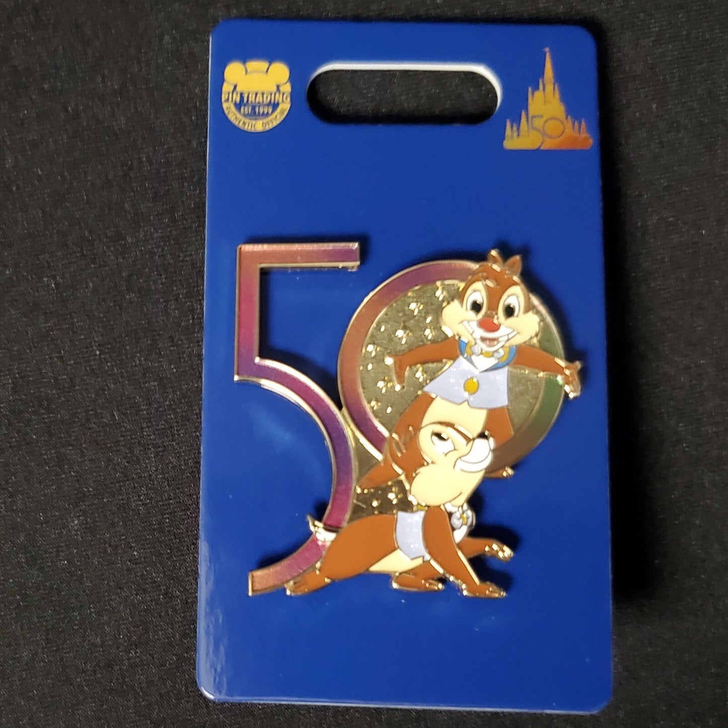 *3 Pin Set* 2021 Walt Disney World WDW 50th Mickey Minnie Chip Dale Goofy Pluto