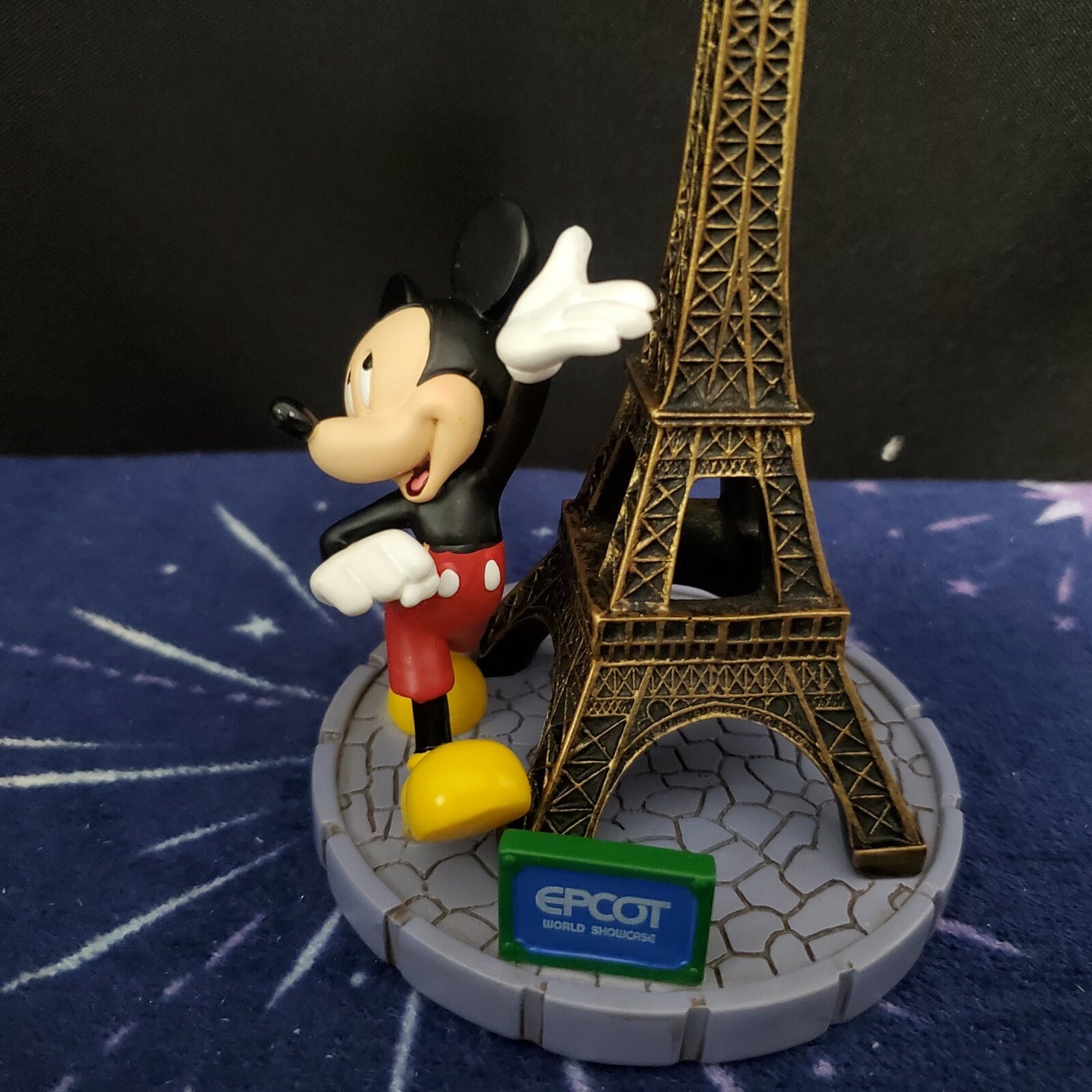 Disney Parks EPCOT France World Showcase Mickey Mouse Eiffel Tower Figurine