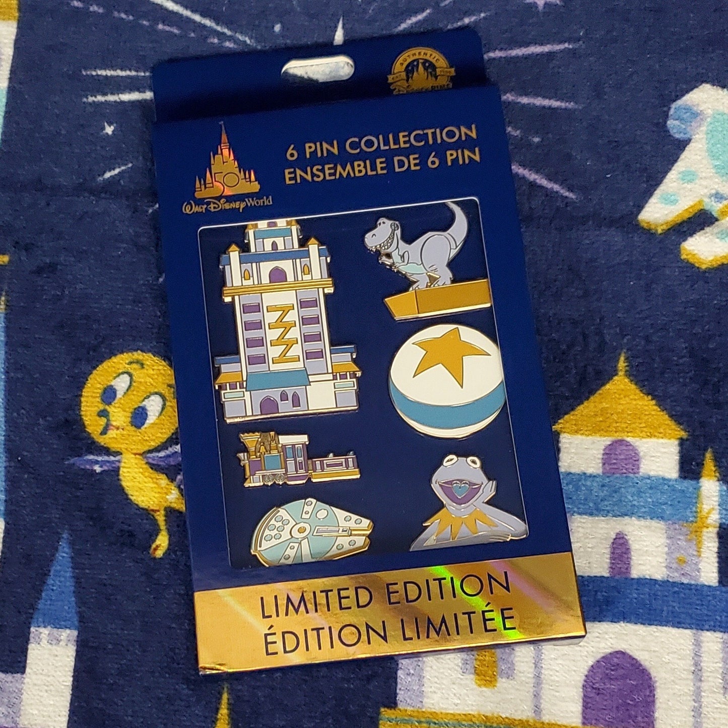 *EPCOT & Hollywood Studios Box Pin Sets* 2022 Walt Disney World 50th Anniversary