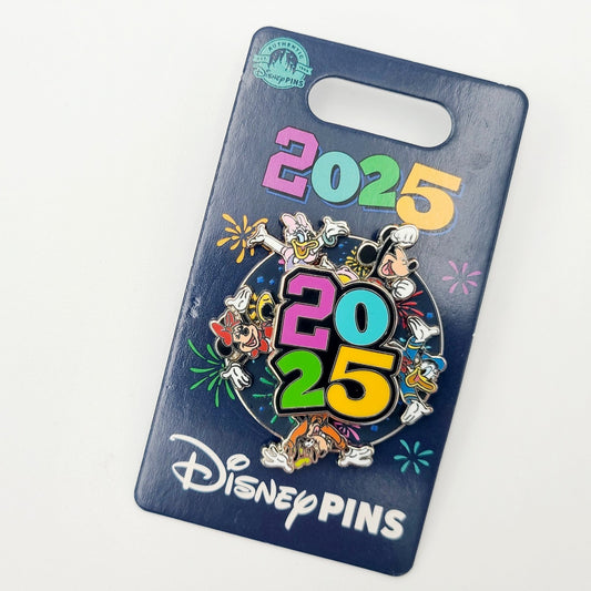 NEW 2025 Walt Disney World Parks Spinner Mickey Minnie Donald Daisy Goofy Pin