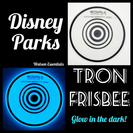 Disney World Parks 2023 TRON Lightcycle Run Small Vintage Identity Disc Frisbee