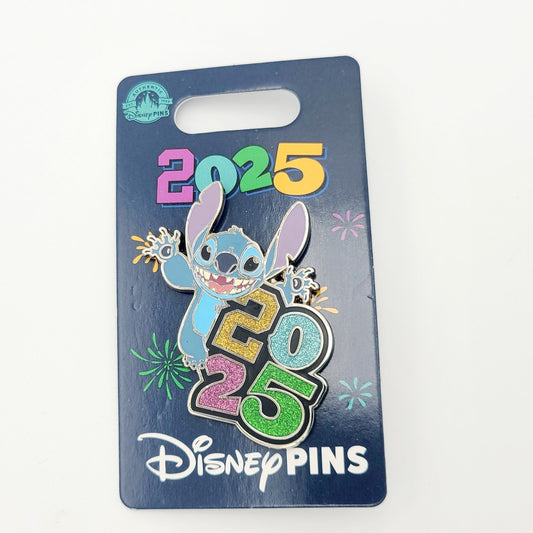 NEW 2025 Walt Disney World Parks Stitch Year Dated OE Pin WDW
