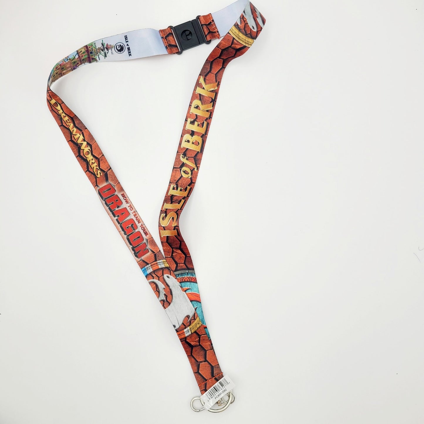 Universal Studios Epic Universe How to Train Your Dragon Isle Berk Lanyard 2024
