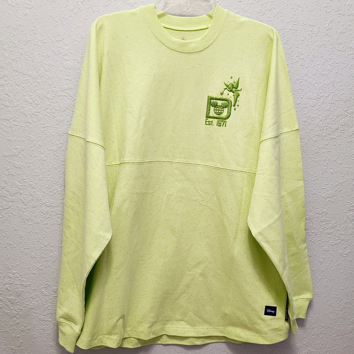 LARGE Walt Disney World Parks 2025 WDW Tinker Bell Green Spirit Jersey NEW Tink