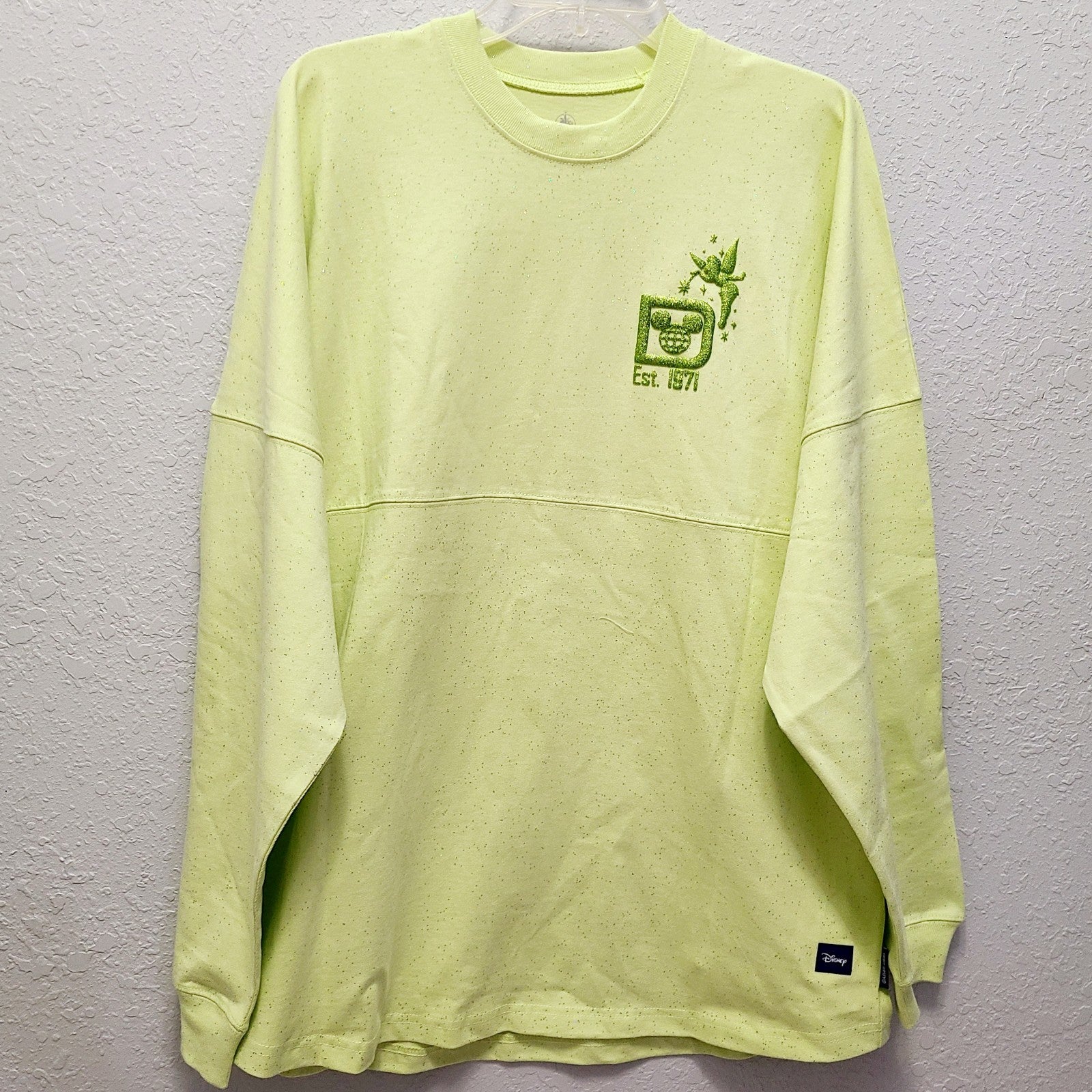 LARGE Walt Disney World Parks 2025 WDW Tinker Bell Green Spirit Jersey NEW Tink