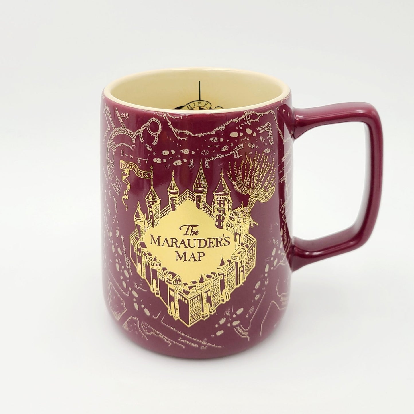 *Marauder's Map Mug* Wizarding World Harry Potter Universal Studios Coffee RED
