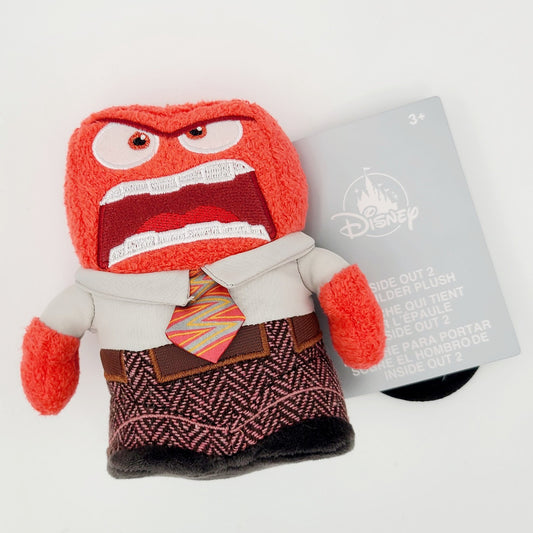 Disney World Parks 2025 Anger Shoulder Plush Magnet toy Inside Out 2 Pixar New