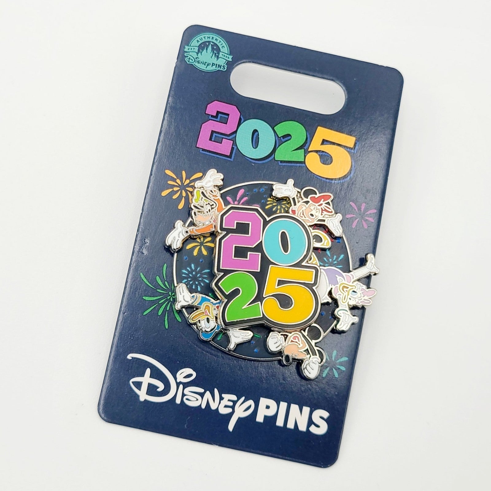 NEW 2025 Walt Disney World Parks Spinner Mickey Minnie Donald Daisy Goofy Pin