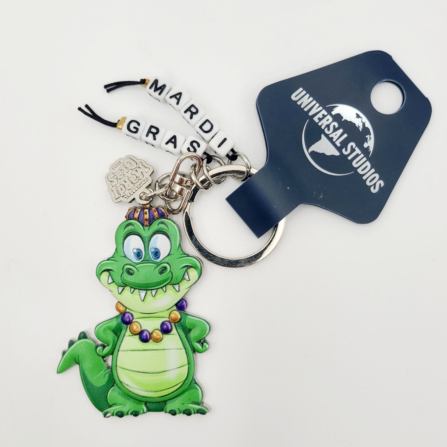 *Keychain* 2025 Universal Studios Mardi Gras Gator Junior Alligator Orlando NEW