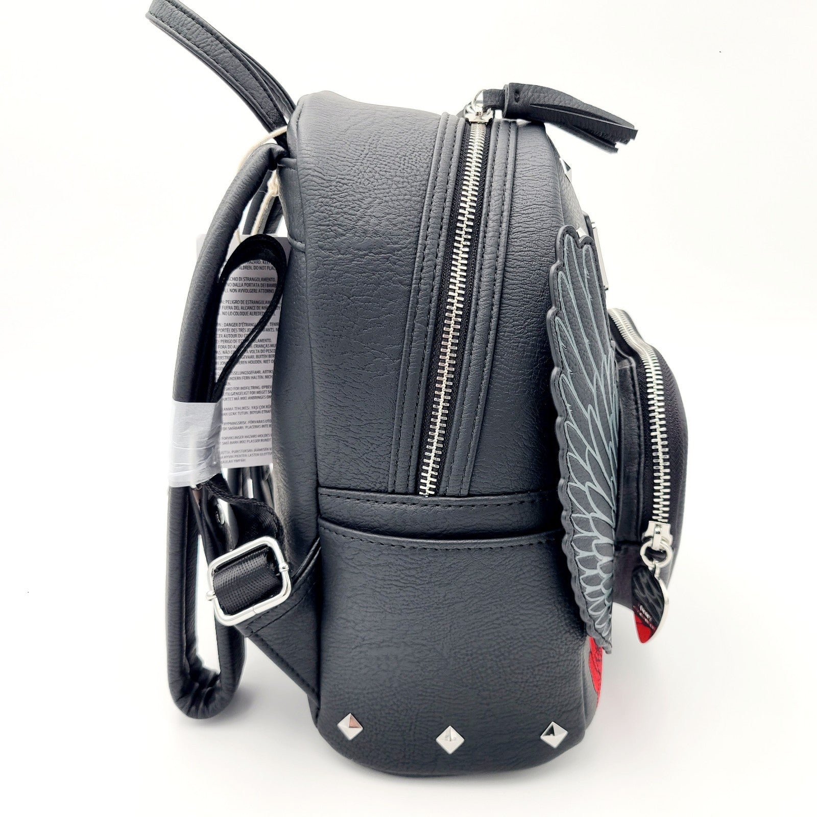 NEW Disney Parks Loungefly Aerosmith Rock ‘n’ Roller Coaster Black Backpack Bag