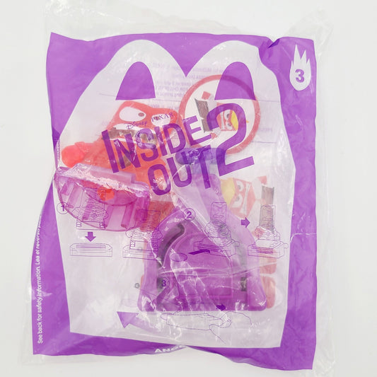 NEW Disney Inside Out 2 Red Anger #3 McDonald’s Happy Meal Toy 2024 SEALED