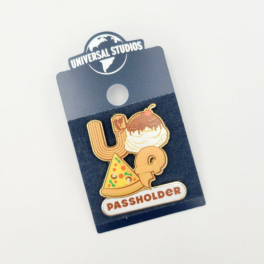 2023 Universal Studios Orlando Annual Passholder UOAP Pin Food Pizza Ice Cream