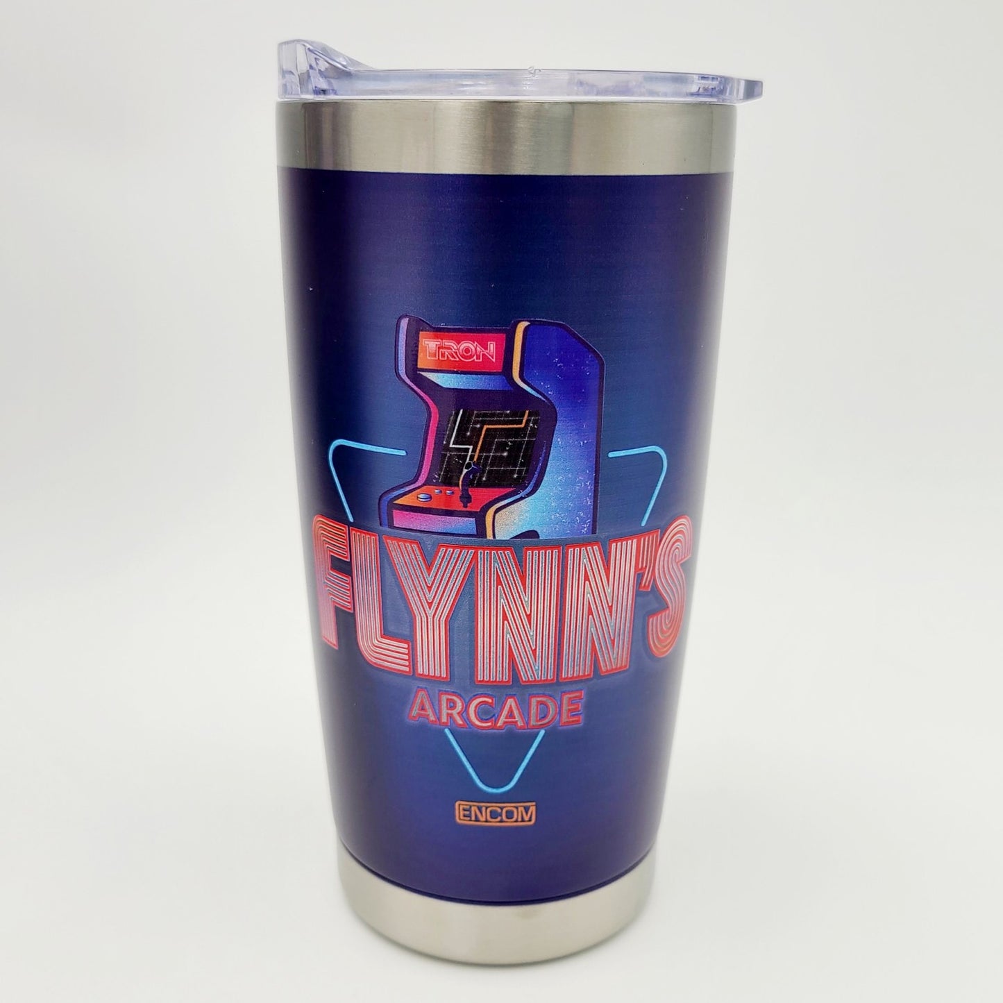 *TRON Tumbler* 2025 Walt Disney World Parks Flynn's Arcade ENCOM Metal