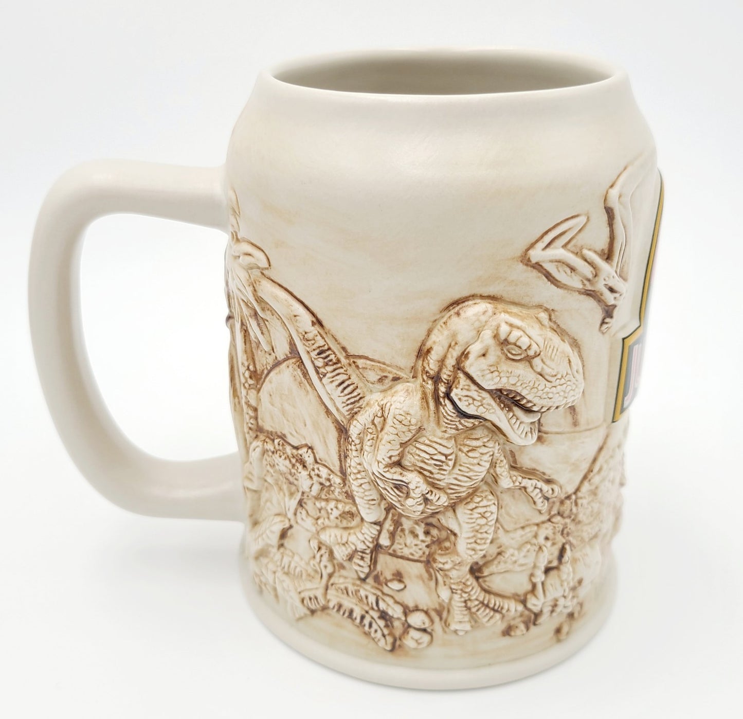 Universal Studios Exclusive Jurassic Park Fossil Bone Sculpted Jumbo Mug New