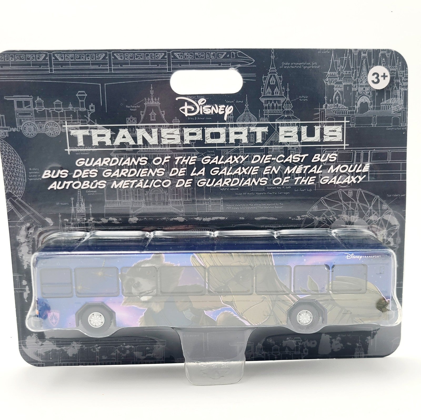 NEW 2024 Disney Parks Diecast Bus Transport Guardians Of The Galaxy Wrap Groot