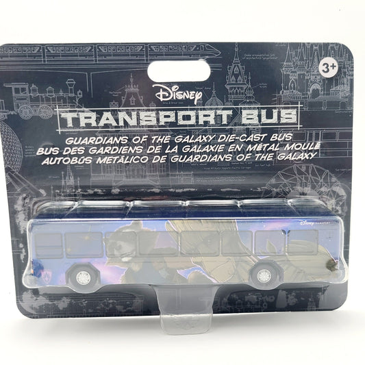 NEW 2024 Disney Parks Diecast Bus Transport Guardians Of The Galaxy Wrap Groot
