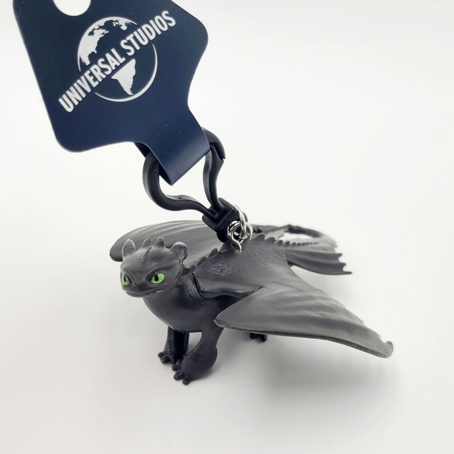 *Toothless Keychain* Universal Studios Park How Train Your Dragon Black Fury NEW