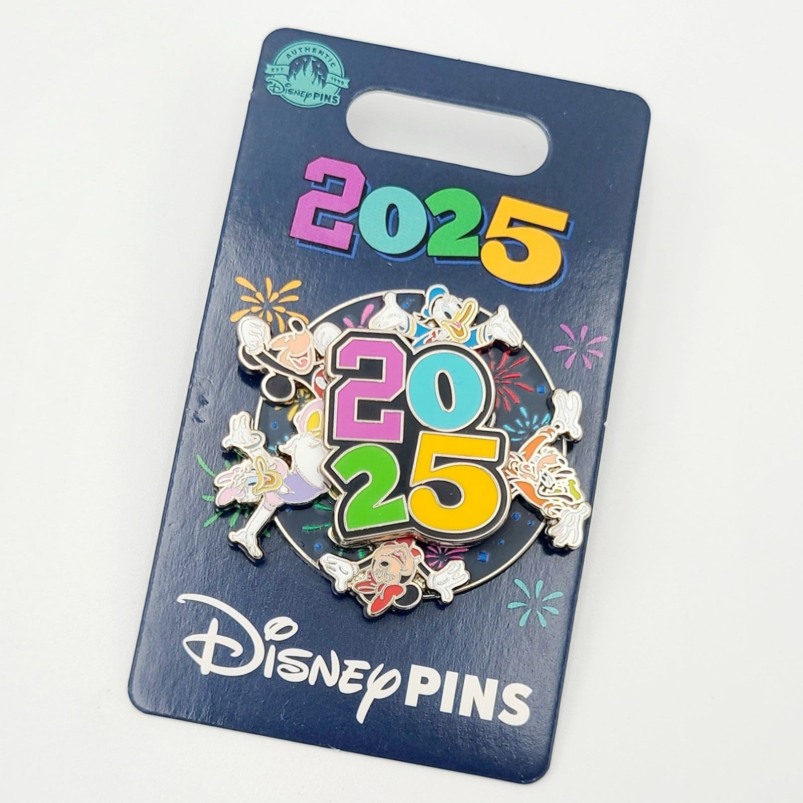 NEW 2025 Walt Disney World Parks Spinner Mickey Minnie Donald Daisy Goofy Pin