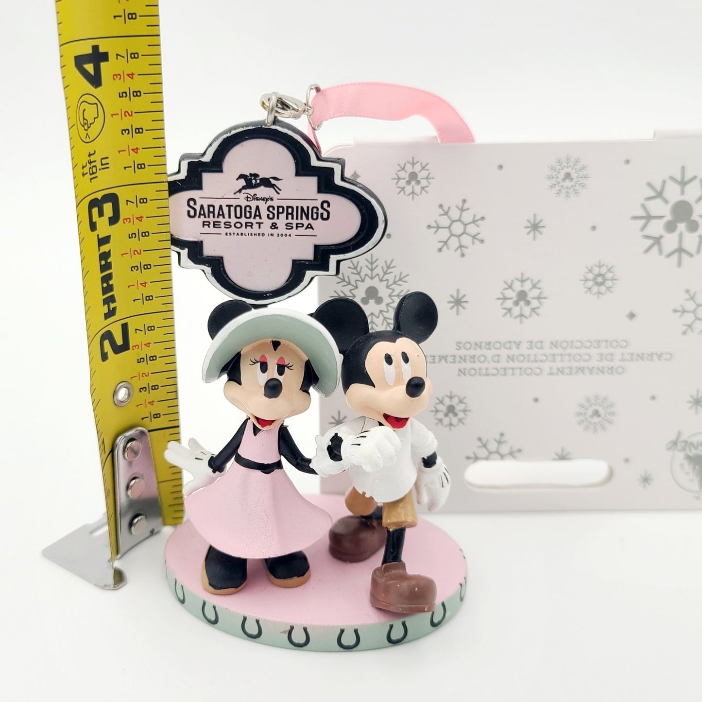 2025 Disney Parks Saratoga Springs Resort Spa Mickey & Minnie Mouse Ornament New