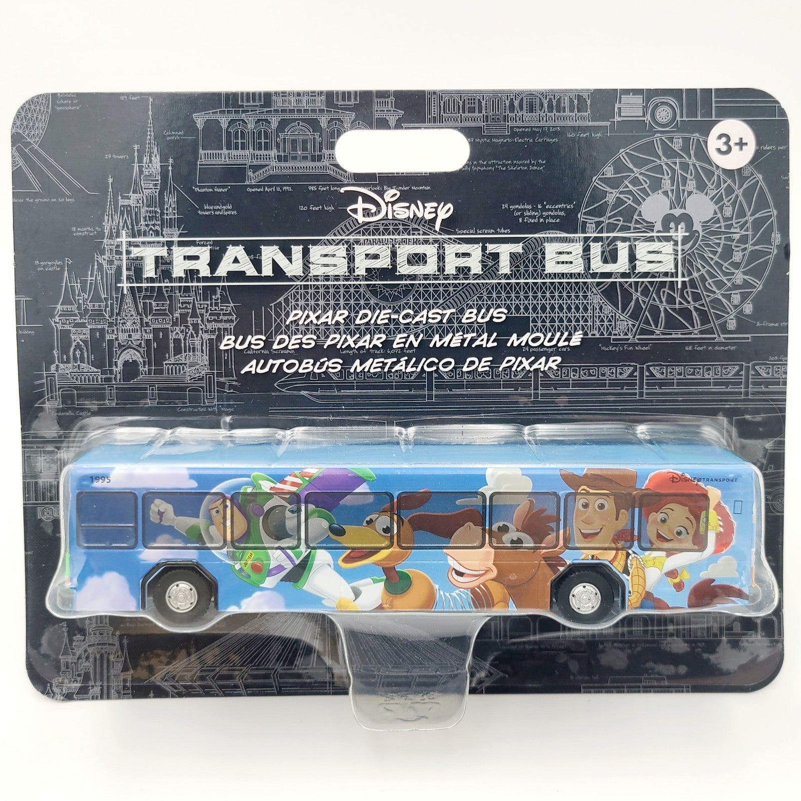 2024 Disney Parks Diecast Bus Transport Toy Story Wrap Woody Buzz Jessie Slinky
