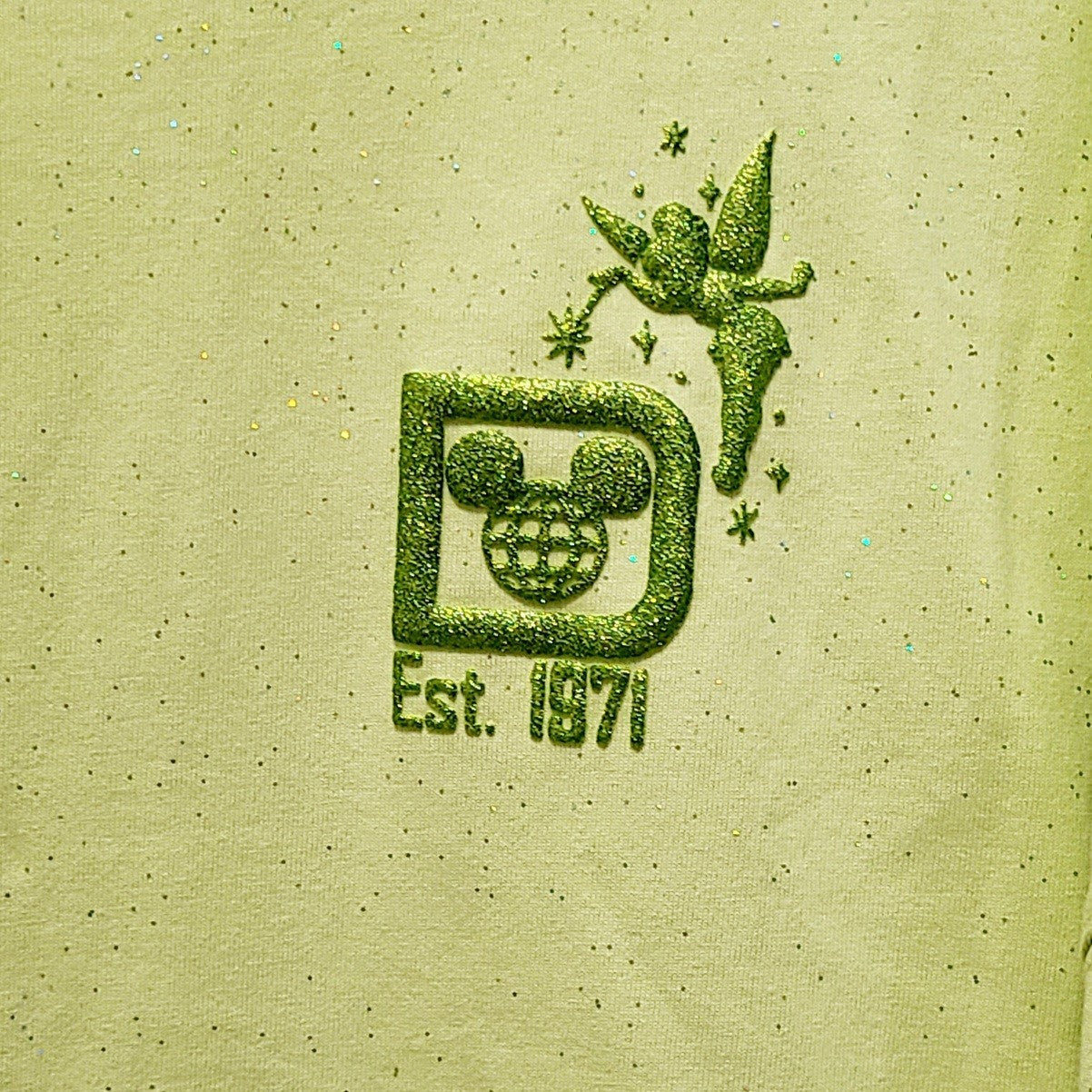 LARGE Walt Disney World Parks 2025 WDW Tinker Bell Green Spirit Jersey NEW Tink