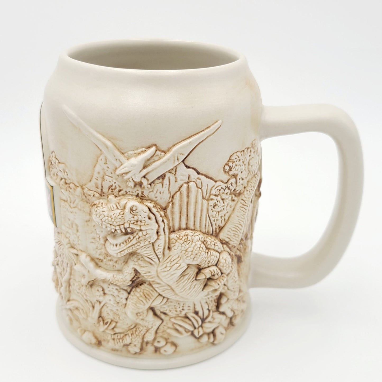 Universal Studios Exclusive Jurassic Park Fossil Bone Sculpted Jumbo Mug New