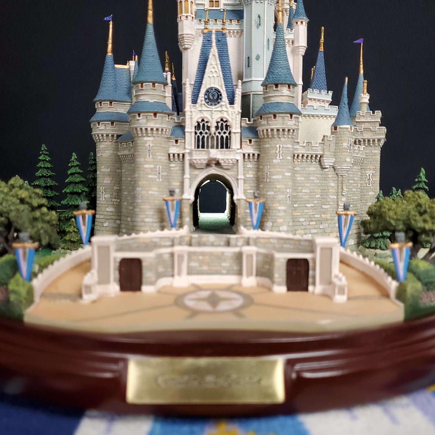 Walt Disney World Parks Olszewski Cinderella Castle Miniature Light Up Main St
