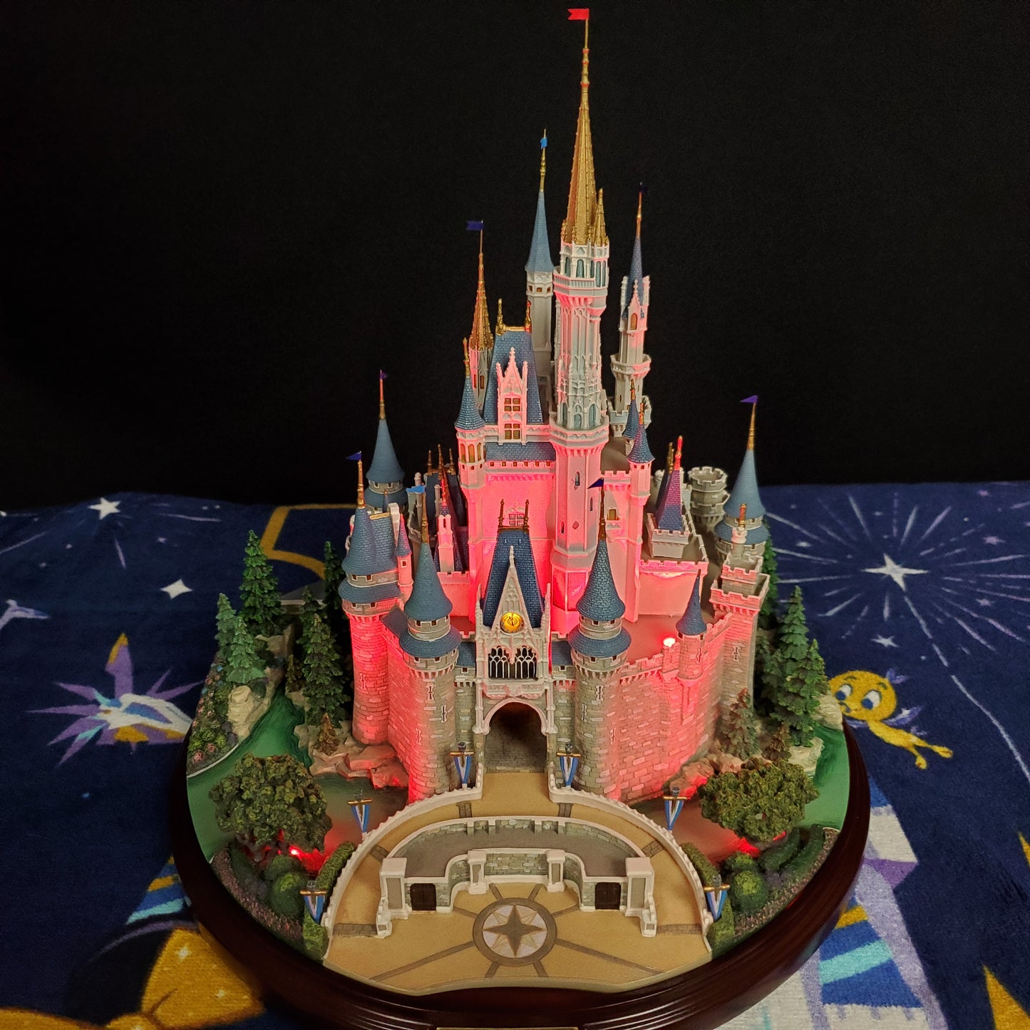 Walt Disney World Parks Olszewski Cinderella Castle Miniature Light Up Main St