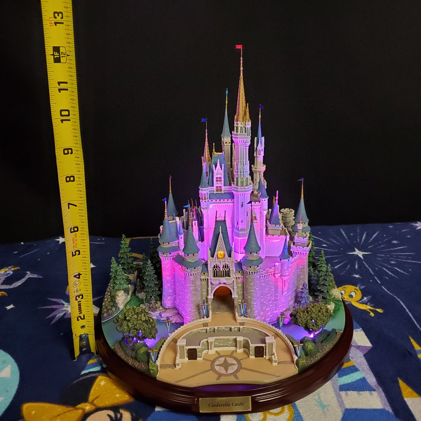 Walt Disney World Parks Olszewski Cinderella Castle Miniature Light Up Main St