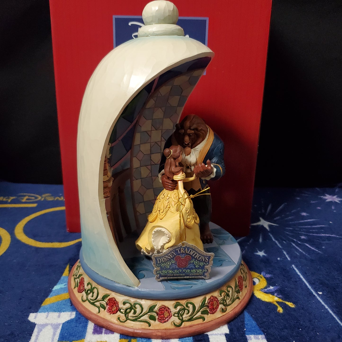 Jim Shore "Enchanted Love" Beauty & the Beast Dome