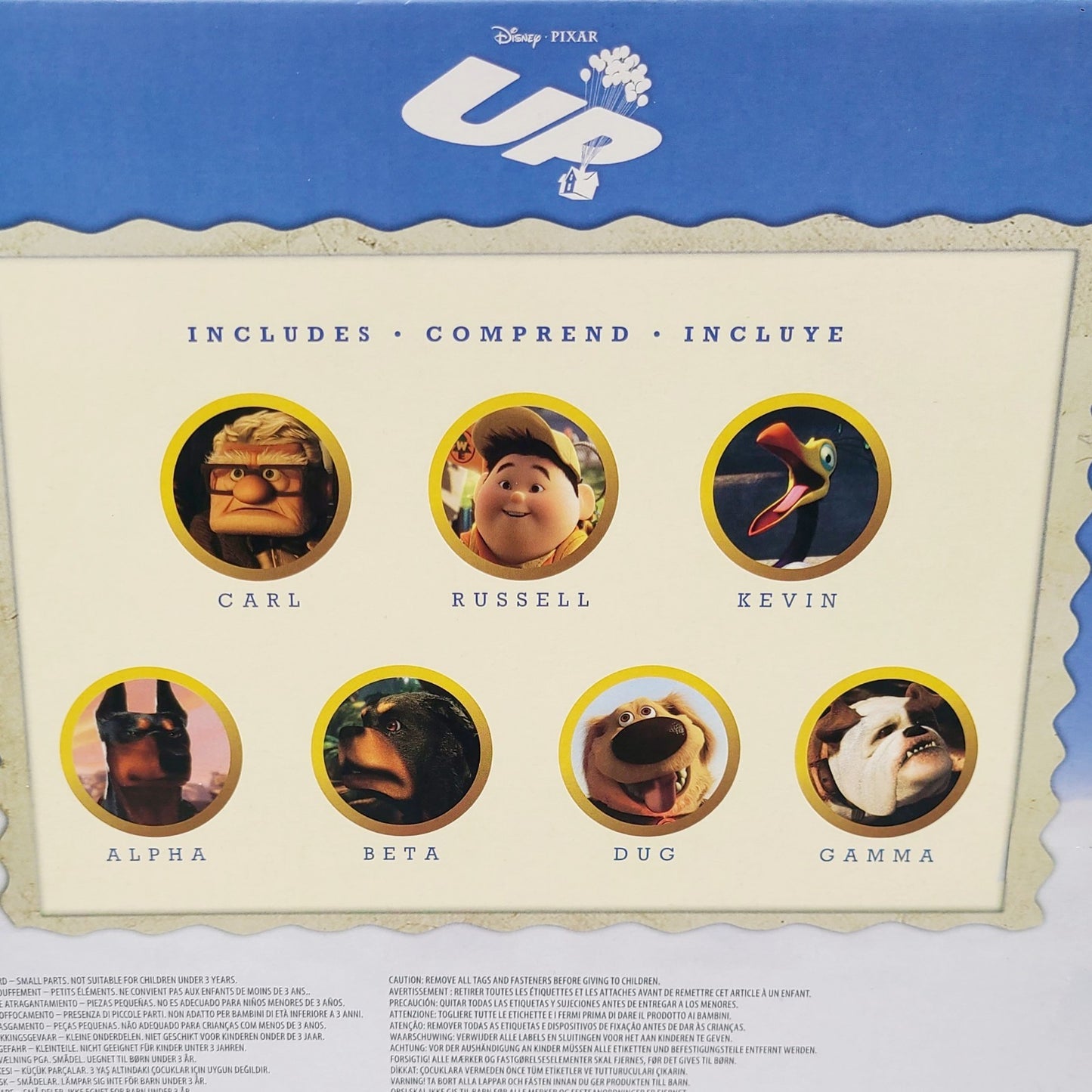 Disney Parks Pixar UP Russell Dug Carl Kevin 7 pc Figurine Figure Playset NEW
