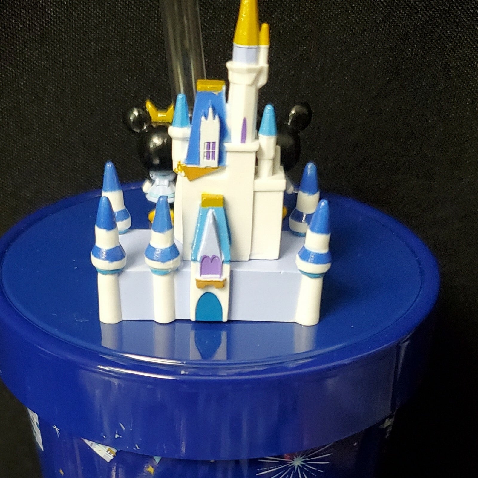 2022 Disney 50th Anniversary Mickey & Minnie Castle Cuties Metal Drink Tumbler