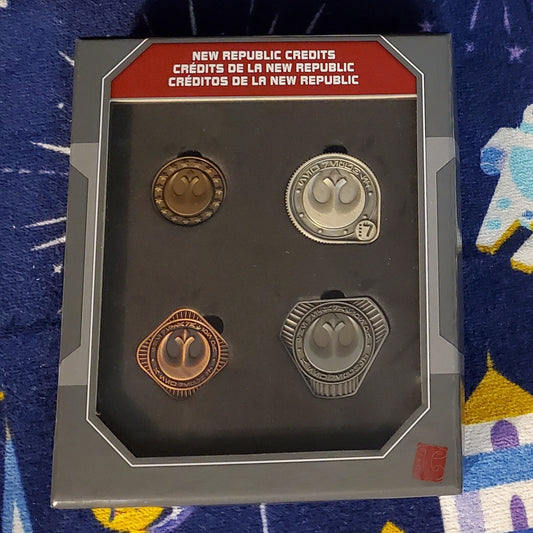 2022 Disney Parks New Republic Credits Star Wars Galaxys Edge Coins Cosplay New