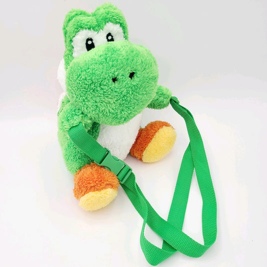 Universal Studios Super Nintendo World Green Yoshi Mini Plush Backpack Exclusive