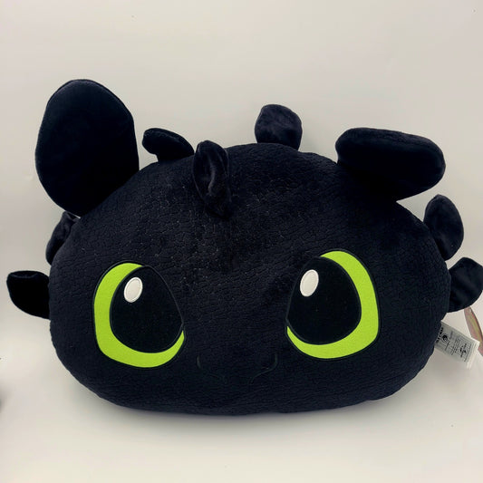 Toothless Face Pillow Universal Studio EPIC Universe How Train Dragon Isle Berk