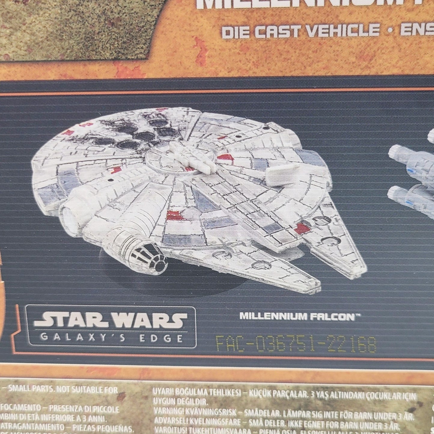 Disney Parks Star Wars Galaxy's Edge Die Cast Ships Set Millennium Falcon X-Wing