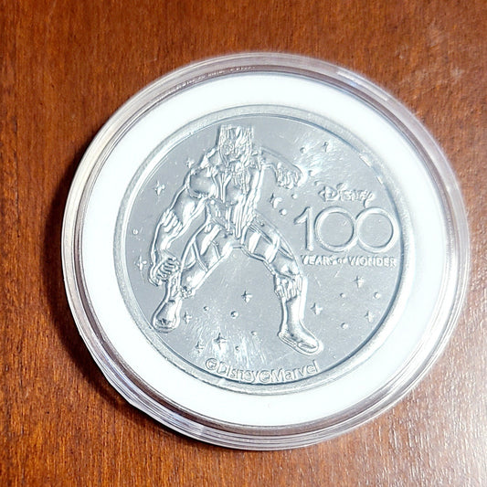 *Black Panther Coin* Disney Parks 100 Years Wonder Silver Metal Medallion Marvel
