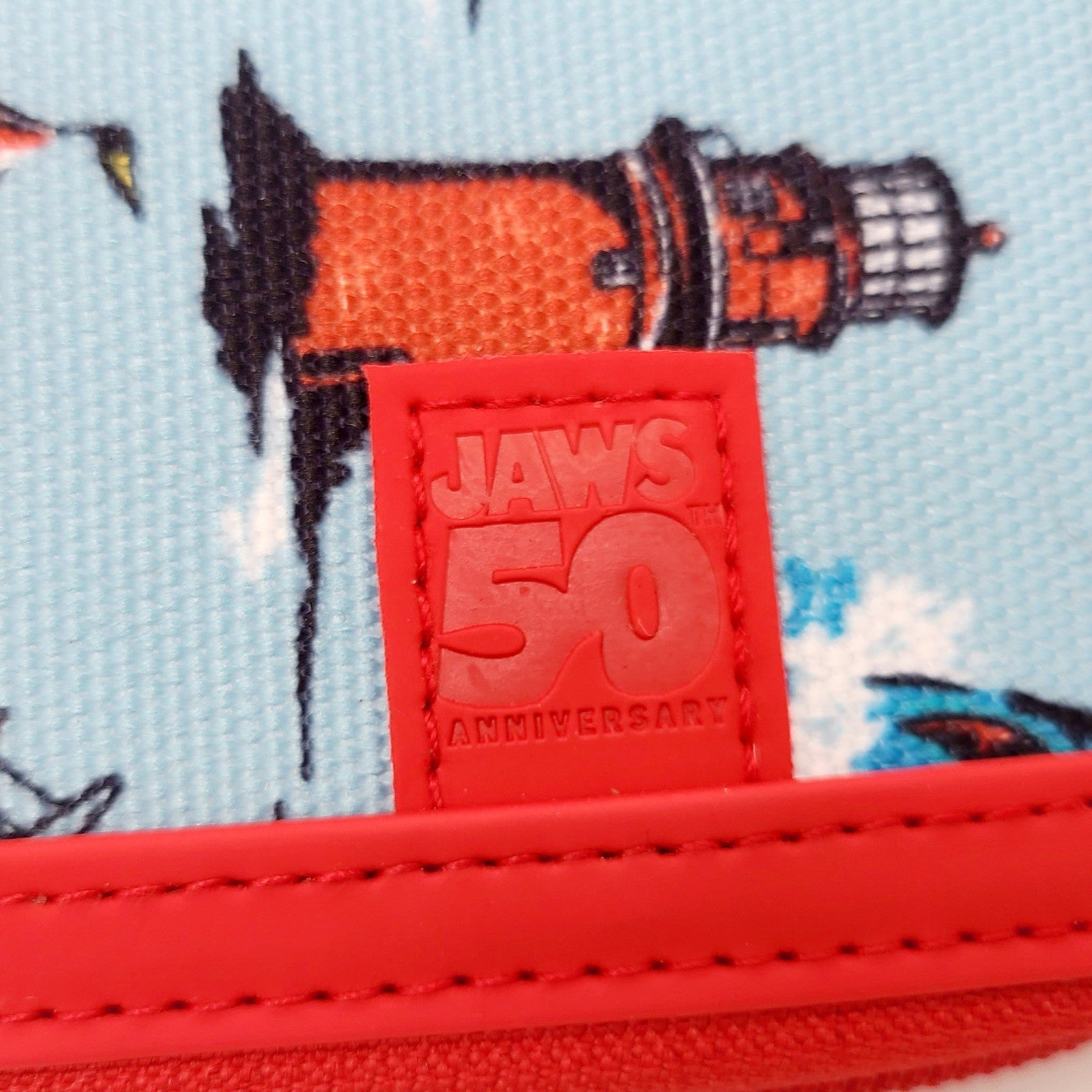 *Actual Wallet* Universal Studios Florida Jaws 50th Anniversary All Over Print