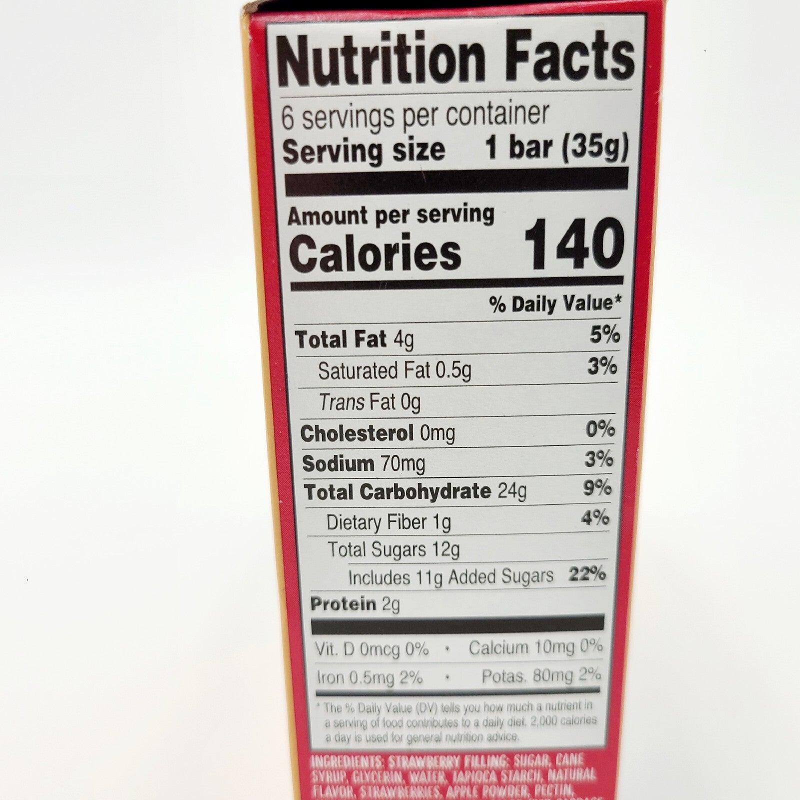 *2 Boxes* Trader Joe’s PB & J Bar Gluten Free Peanut Butter Strawberry Filling