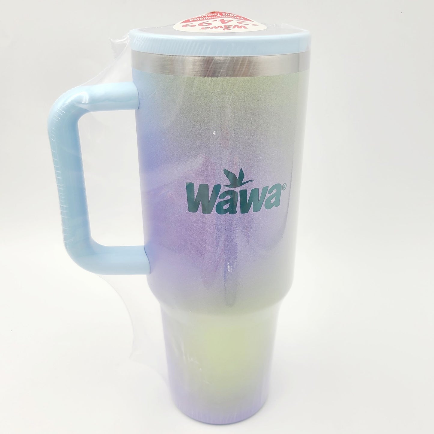 2026 WAWA Blue Purple Yellow XL Oasis Vacuum Tumbler Bottle Mug 40 oz  Limited
