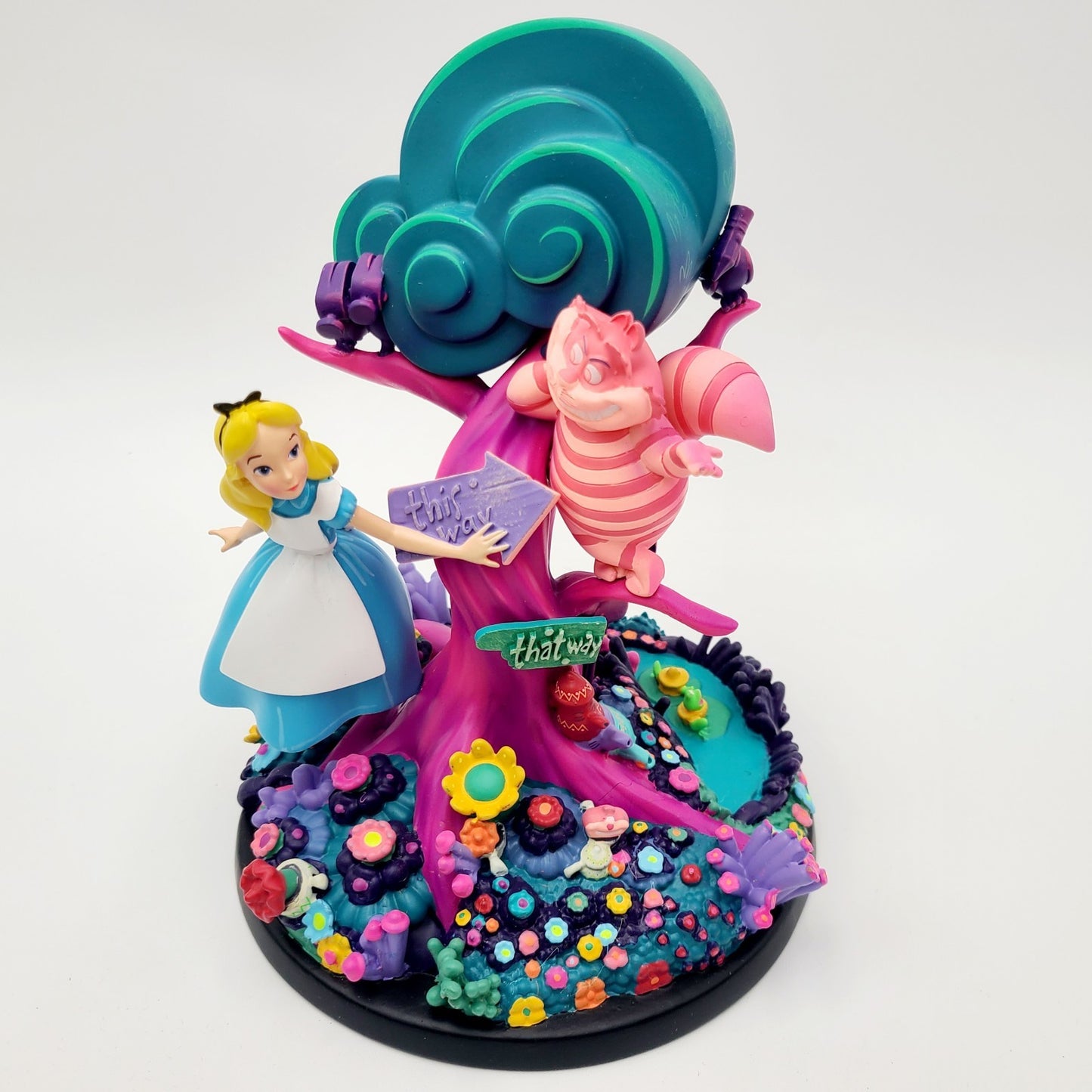 NEW Walt Disney World Parks Alice in Wonderland Glow-in-the-Dark Figurine Figure