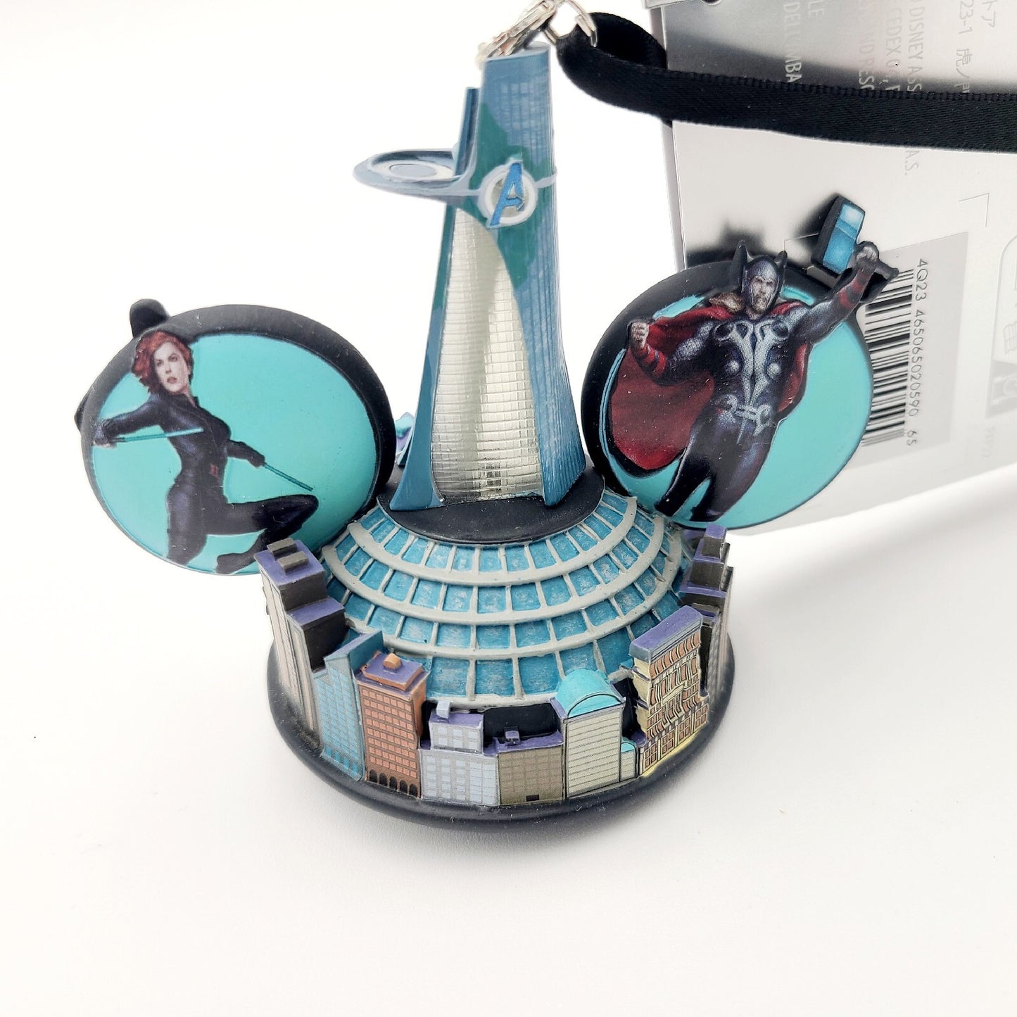 Disney Parks Marvel Avengers Iron Man Captain America Ear Hat Christmas Ornament