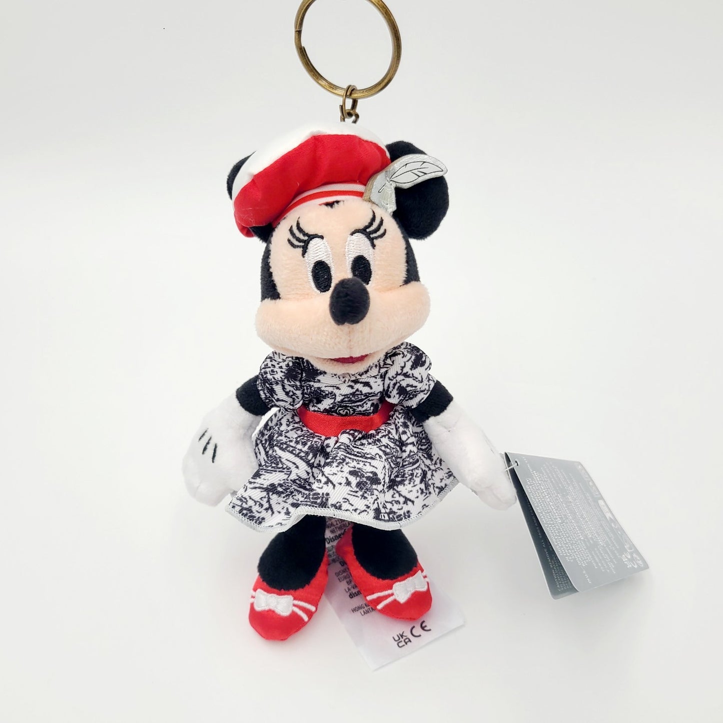 *Mickey & Minnie Plush Keychain Set* Disney Parks Riviera Resort Bag Charm New