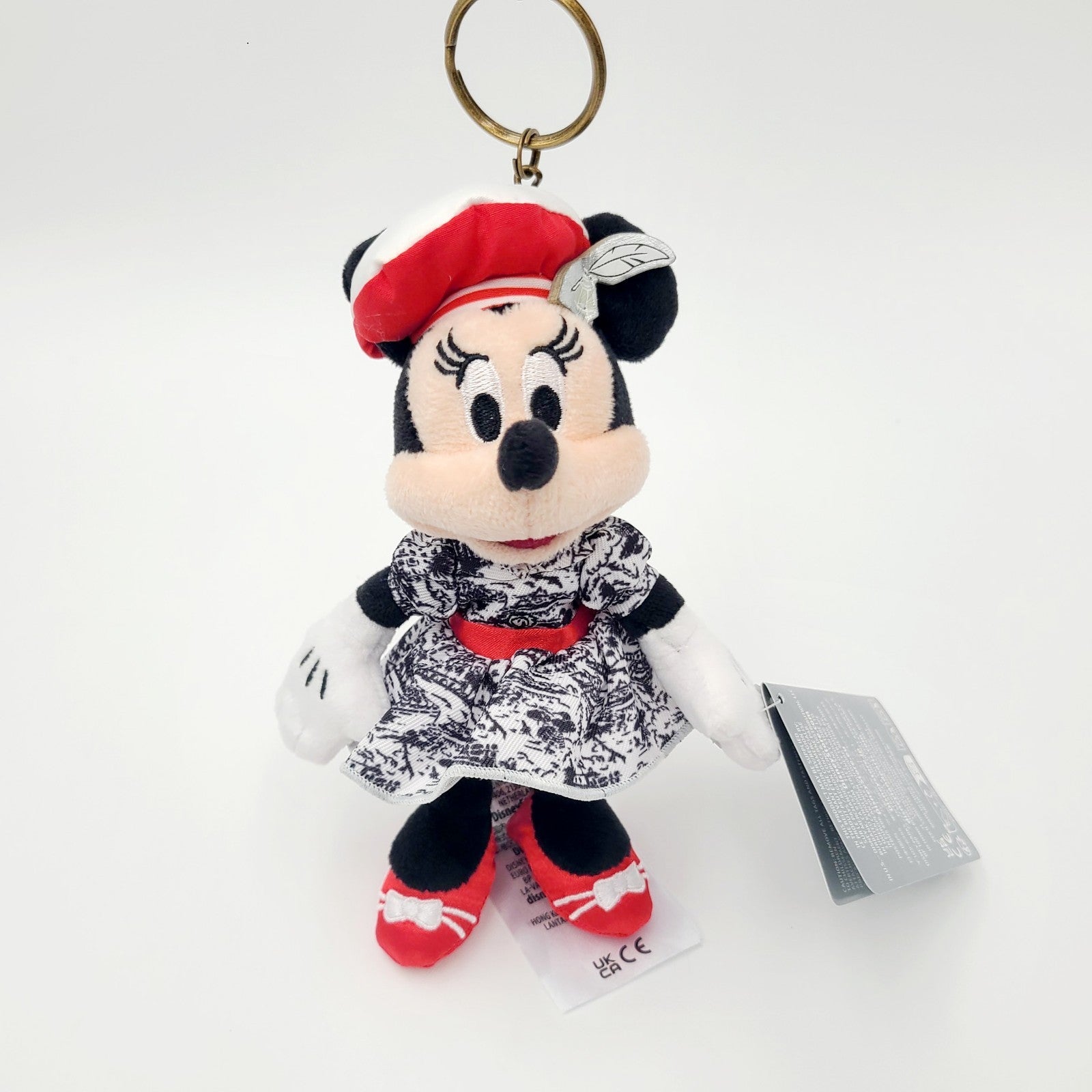 *Mickey & Minnie Plush Keychain Set* Disney Parks Riviera Resort Bag Charm New
