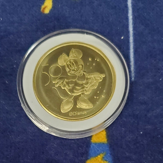 *Minnie Mouse* Walt Disney World Park 50th Anniversary 1.5" Commemorative Coin