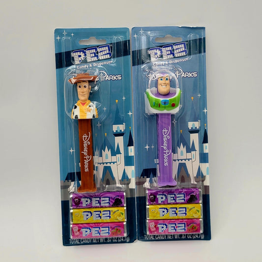 *Set Of 2* Disney Parks Toy Story Woody & Buzz Lightyear PEZ Candy Dispenser NEW