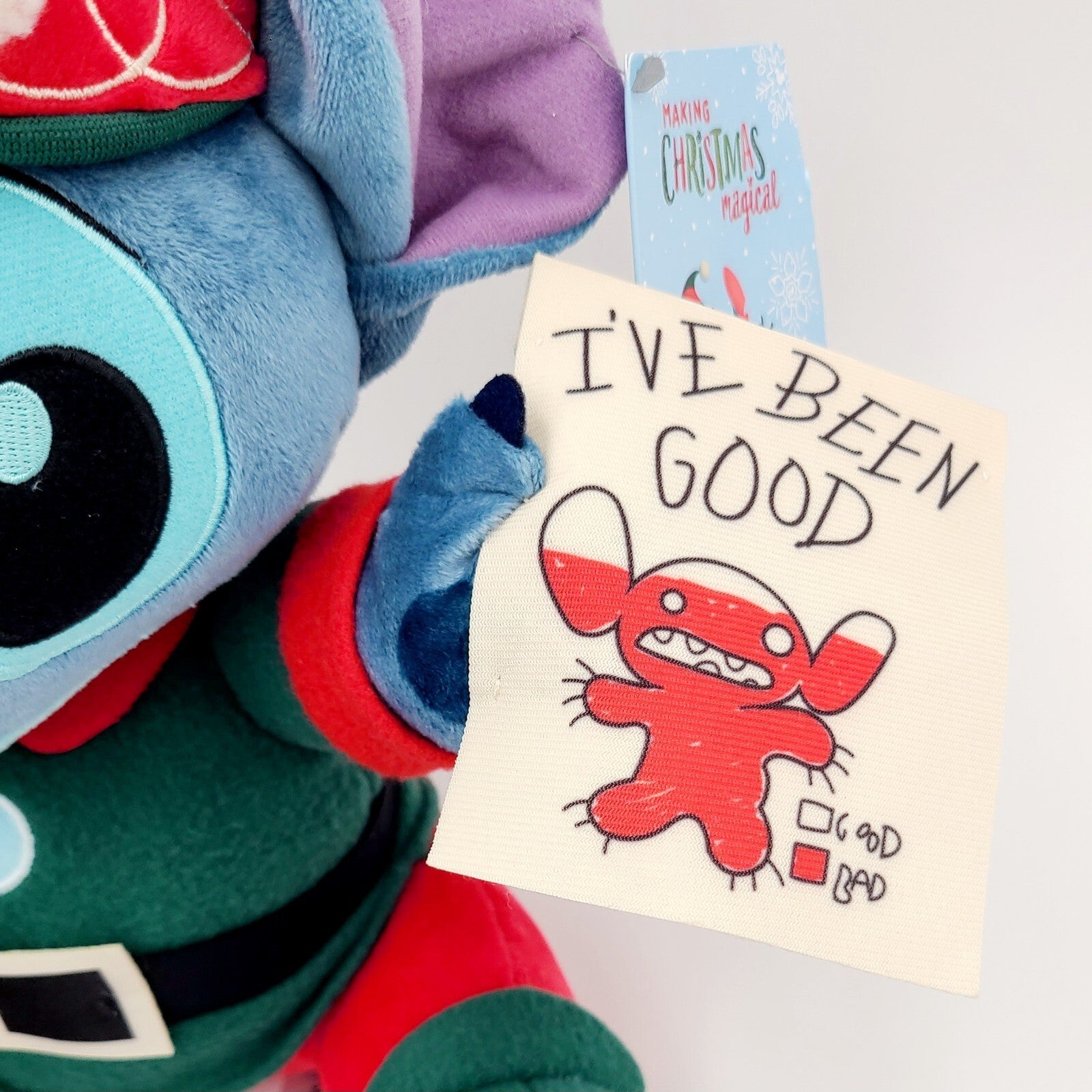 *Stitch & Angel Plush Set* 2024 Disney Parks Christmas Elf Stitch Holiday Toy