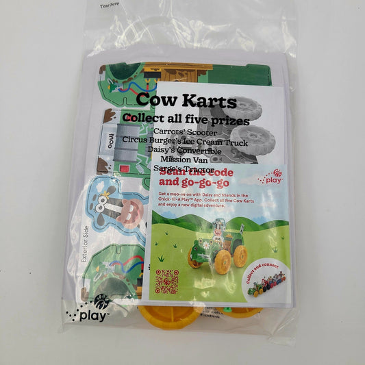NEW Sealed Chick-fil-A Kids Meal Activity - Cow Karts - Daisy's Convertible CFA