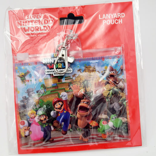 EPIC Universe Super Nintendo World Mario Luigi Yoshi DK Lanyard Pouch Universal